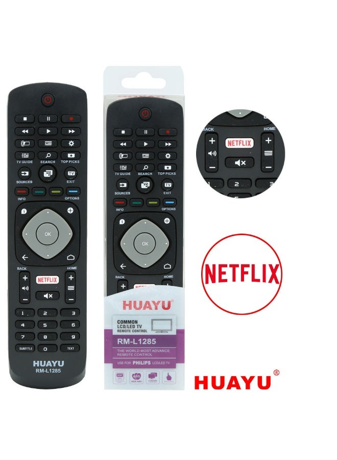 Huayu RM L1285 Plus Smart TV Remote Control Universal Replacement Remote for Smart TVs with Full Number Pad and Navigation Buttons - Image 2