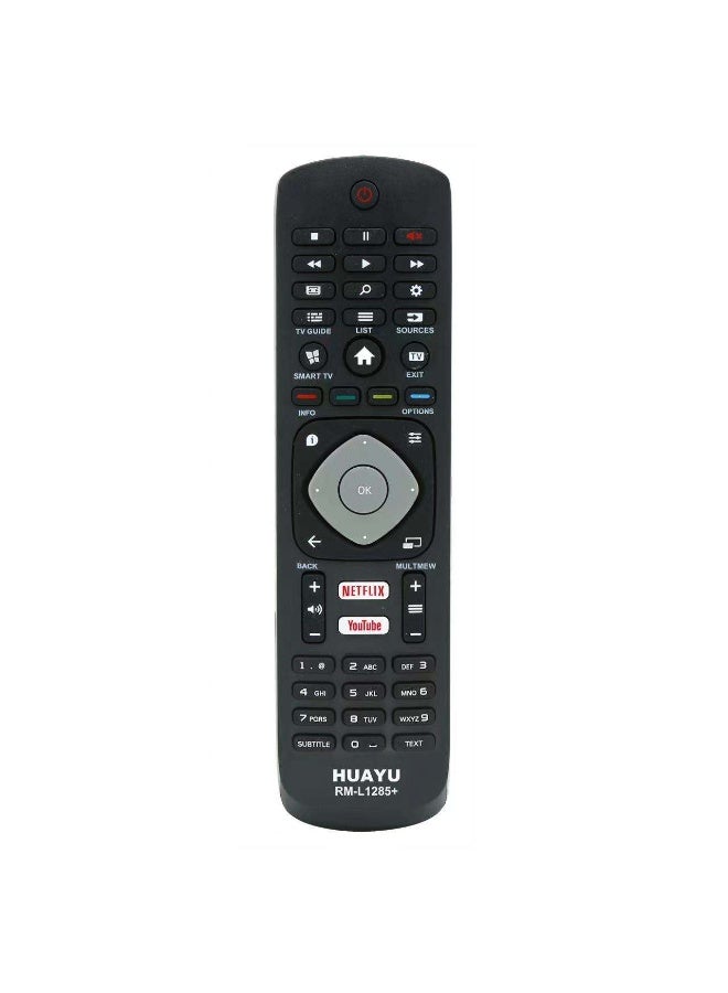 Huayu RM L1285 Plus Smart TV Remote Control Universal Replacement Remote for Smart TVs with Full Number Pad and Navigation Buttons - Image 1