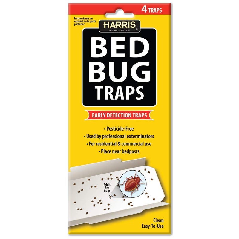 Harris Bed Bug Early Detection Glue Traps (4/Pack) - Image 1