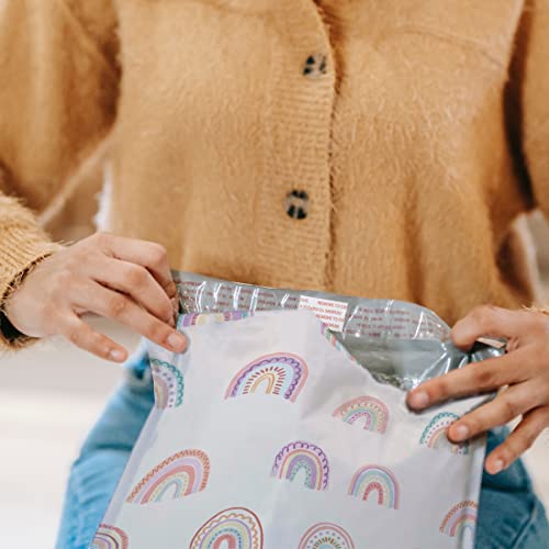Pro Supply Global 10x13 (100) Rainbows Spring Designer Poly Mailers Waterproof Self Sealing Tear Resistant Polymailers Shipping Envelopes Premium Printed Bags For Small Businesses - Image 5