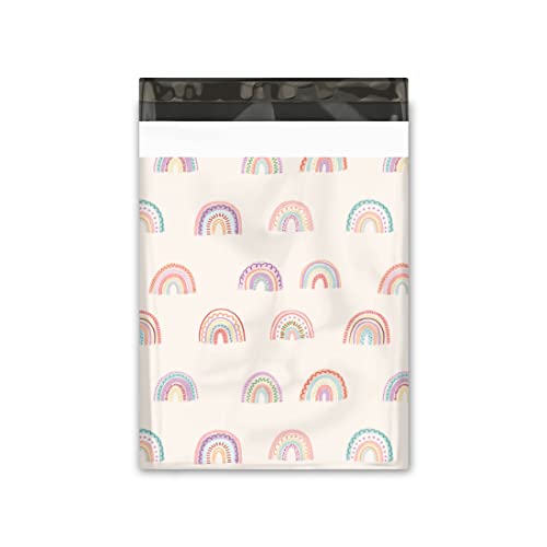 Pro Supply Global 10x13 (100) Rainbows Spring Designer Poly Mailers Waterproof Self Sealing Tear Resistant Polymailers Shipping Envelopes Premium Printed Bags For Small Businesses - Image 3