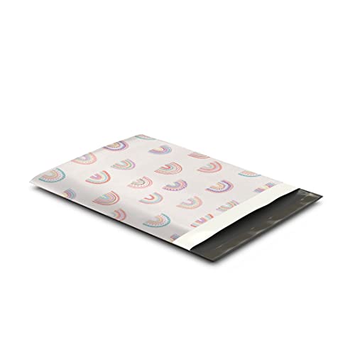 Pro Supply Global 10x13 (100) Rainbows Spring Designer Poly Mailers Waterproof Self Sealing Tear Resistant Polymailers Shipping Envelopes Premium Printed Bags For Small Businesses - Image 4