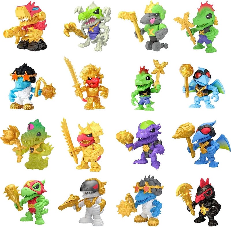 Treasure X Dino Gold Armored Egg. Break The Egg. Squeeze The Ooze Out. Smash The Fossil to Find The Treasure. Then Build The Dino and Display. Styles May Vary - Image 3