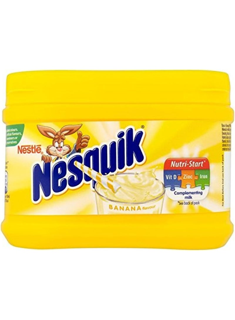 Nestle Nesquik Banana Flavour Milkshake Mix 300g - Image 1