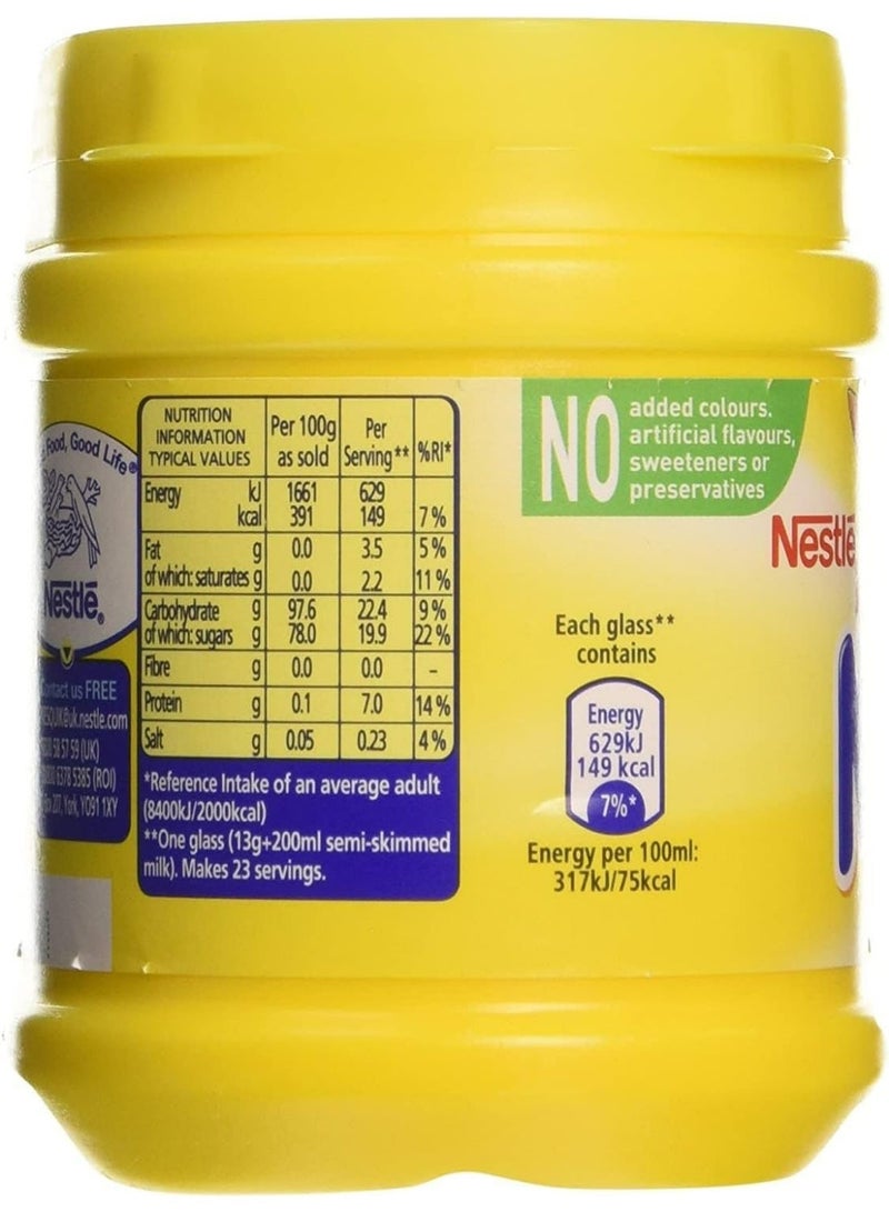 Nestle Nesquik Banana Flavour Milkshake Mix 300g - Image 2