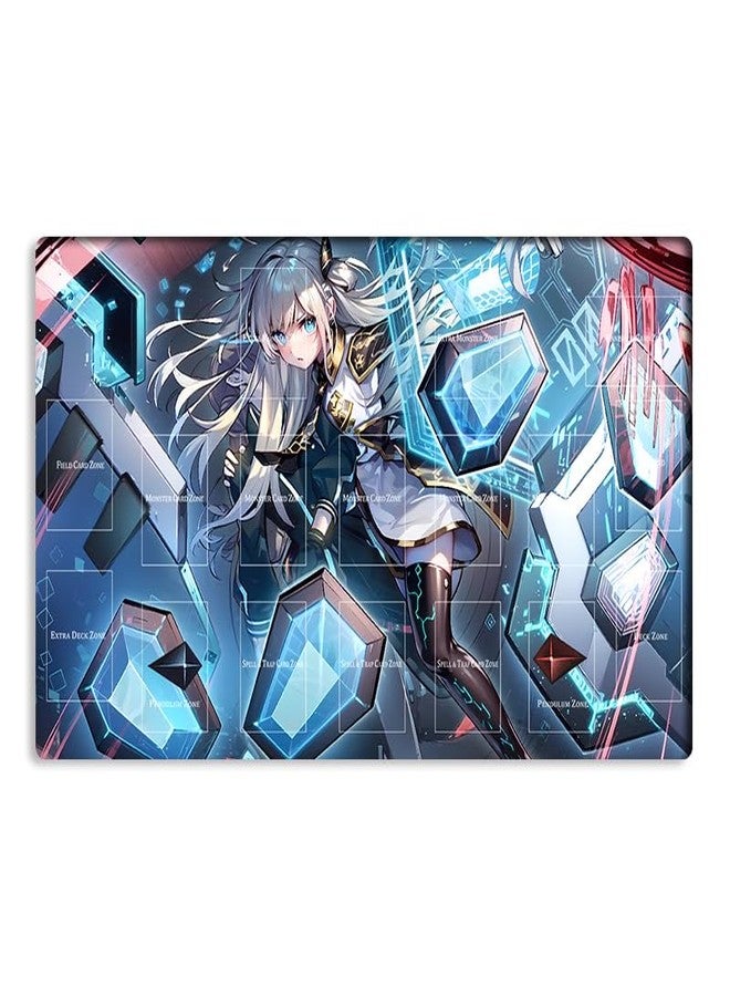 Mlikemat بساط اللعب الجديد من Mlikemat Sky Striker Ace - بساط لعبة بطاقات التداول Raye TCG CCG OCG مع مناطق + حقيبة مجانية (ZD014-852-A) - Image 1