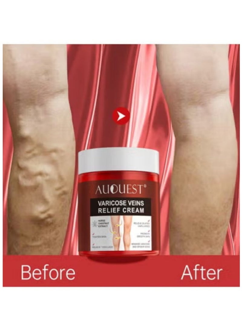 AuQuest Horse Chestnut Vein Care Cream 80g – Comforting Support for Legs & Hands | Promotes Smooth Skin & Healthy Appearance - Image 3