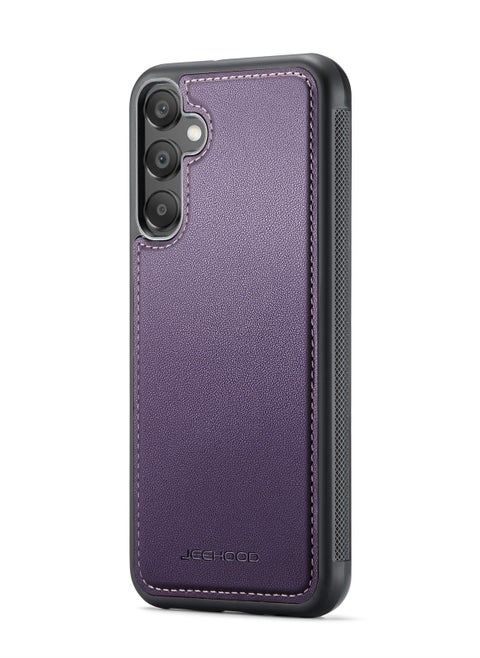 CaseMe Phone Case Compatible with Samsung Galaxy A35 Luxury PU Leather Back Cover Cover Compatible with Samsung Galaxy A35 - Purple