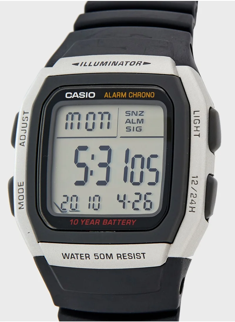 CASIO Classic Pu Strap Digital Watch