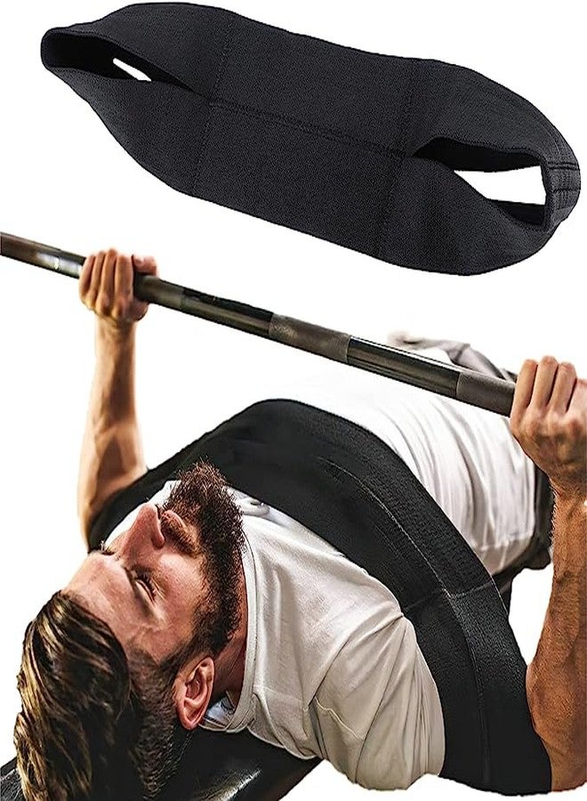 INDIA HUNK INDIAHUNK Bench Press Resistance Sling Shot Band (Black - M) | 2026 Power Lifting Support Band for Bench Press, Dips & Push-Ups Assistance - Image 1