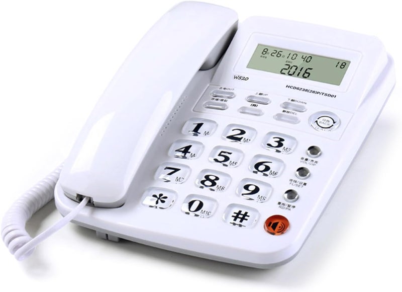 Easy daily handling design Office-Ready Corded Phone with Lightweight Body, Speakerphone Function & Call Visibility Home Landline Phone Large Button Leakproof sealed Trendy versatile build Secure equipped warehouse Market multi-use trusted quality Worldwide simple practical design Long use oriented quality All usage compatible Varied global sizing picks Dust proof Universal design Rack sorted local inventory Precision processed material Multiple design variants All preference matching build Heavy load resistant Hanging space save Local & cross border ship compatible Odor resistant Pop-area nearby warehouse Affordable fast purchase options Budget friendly sizing alternatives Periodic stock arrangement All governorates deliver Durability boosted processed material - Image 1
