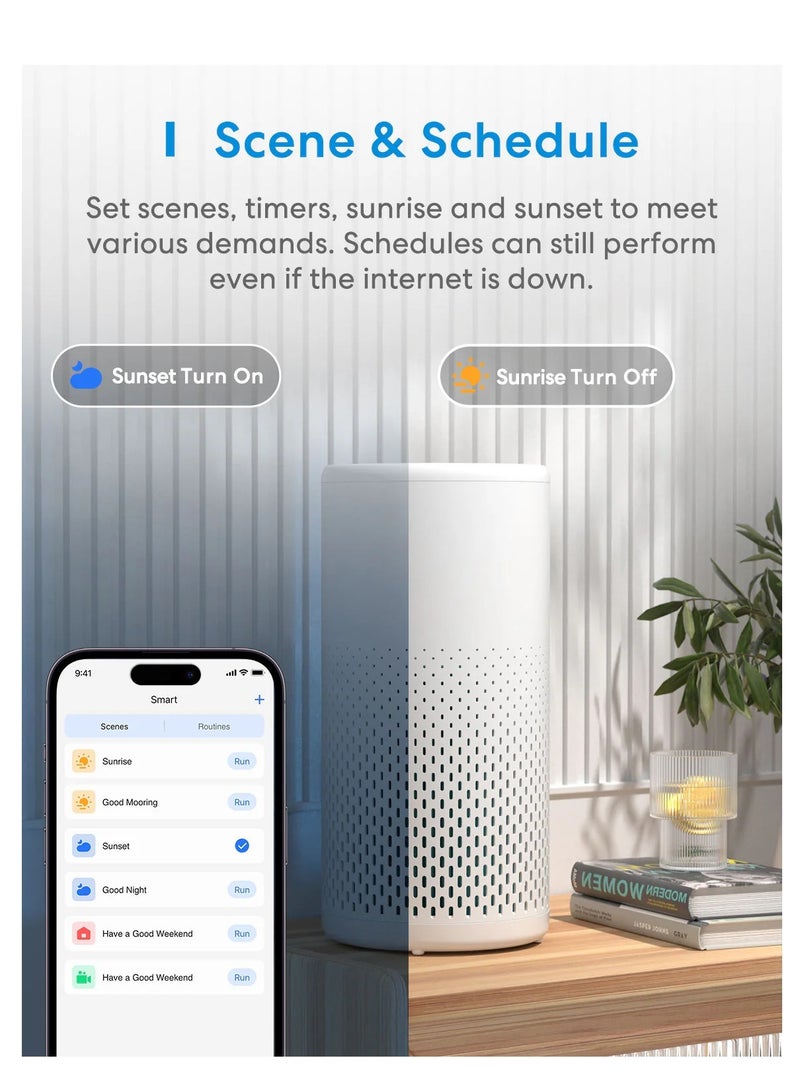 Meross Smart Wi-Fi Air Purifier- MAP100HK-UK - Image 3