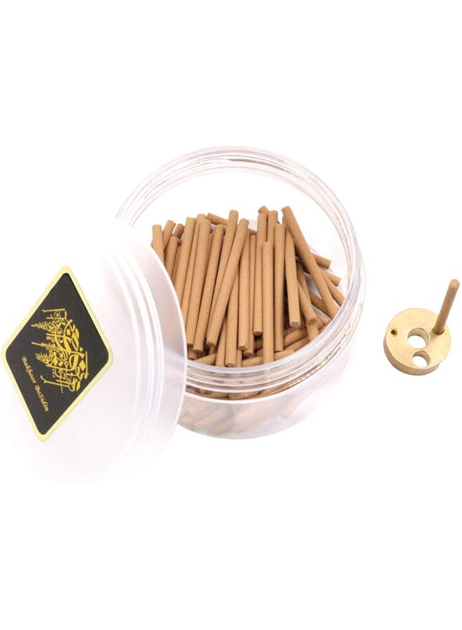erorex Bakhoor Bakhoor Oud Incense Sticks 3Mm With Metal Incense Burner A72 1 - Image 1