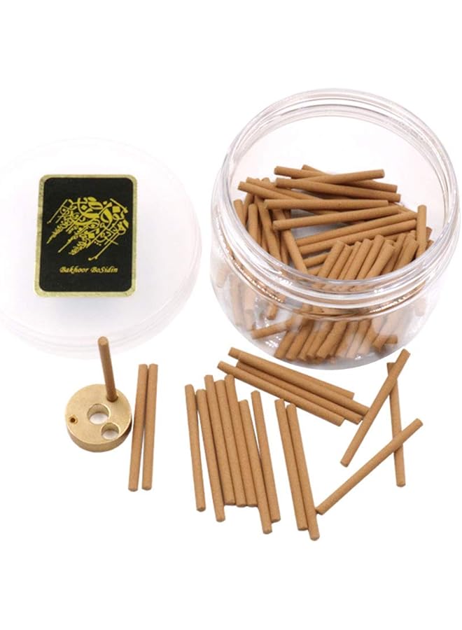 erorex Bakhoor Bakhoor Oud Incense Sticks 3Mm With Metal Incense Burner A72 1 - Image 2