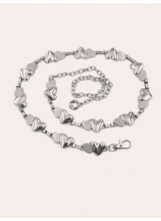 Generic Silver Metal Waist Belt - 115 CM - For Her  - Image 2