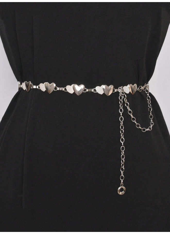 Generic Silver Metal Waist Belt - 115 CM - For Her  - Image 3