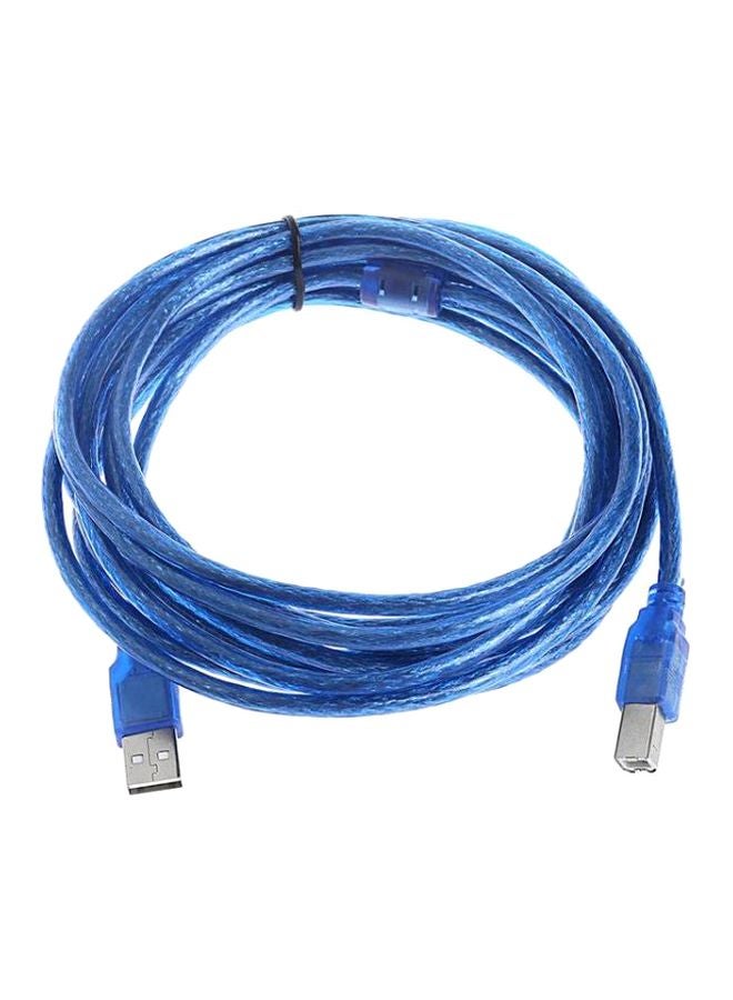 USB 2.0 A To B Male Adapter For Printer Scanner Blue - Image 1