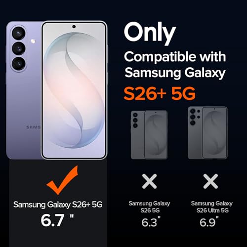 ivoler 3-in-1 Magnetic Case for Samsung Galaxy S26 Plus 5G 6.7'' with 2 Pack Screen Protector, [MagSafe Compatible] [Military Grade Drop Protection] Slim Transparent Shockproof Phone Cover- Clear - Image 2