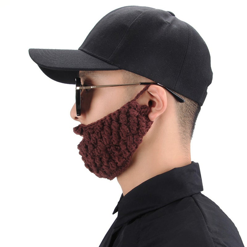 1Pc Crochet Mustache Woolen Yarn Knitting Beard - Image 4