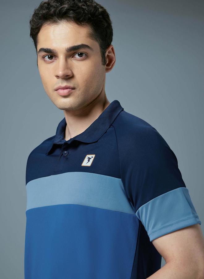 Technosport Color Block Short Sleeve Polo T-Shirt - Image 3