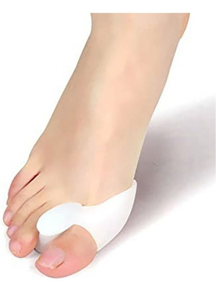 Cozy 1 Pair Gel Silicone Bunion Corrector Toe Protector Straightener Separator, Bunion Corrector & Bunion Relief Protector, Bunion Pads Cushion Bunion Protector For Men Women Kids, Hammer Toe, Big To - Image 1