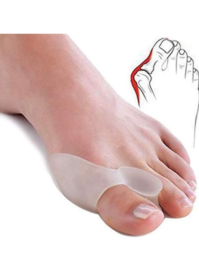 Cozy 1 Pair Gel Silicone Bunion Corrector Toe Protector Straightener Separator, Bunion Corrector & Bunion Relief Protector, Bunion Pads Cushion Bunion Protector For Men Women Kids, Hammer Toe, Big To - Image 5