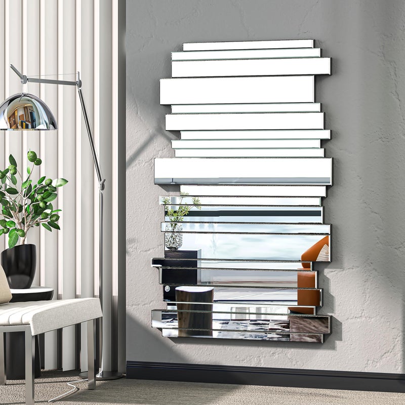 JACUKO JACUKO 2755 inch Wall Mirrors Decorative Large Art GrecianWall Mirror for Living RoomEntrywayHotel 