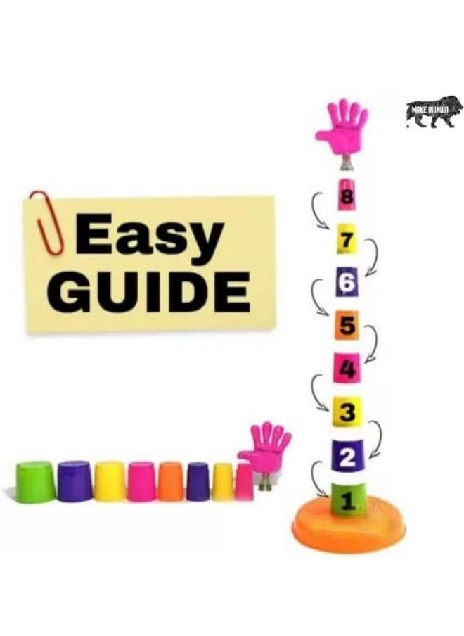 Manos Kids Outdoor Ring Stacking Game, Foldable Stick, Multicolour, Pack of 1  - Image 4