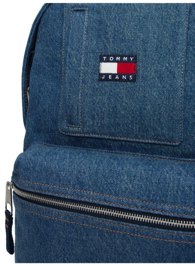 TOMMY JEANS  Logo Denim Dome Backpack for Men | Best Price UAE