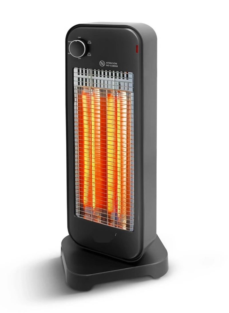 Denx Portable Electric Heater 900W with 2-Level Temperature Control and Overheat Protection – Safe and Practical Design - Image 2