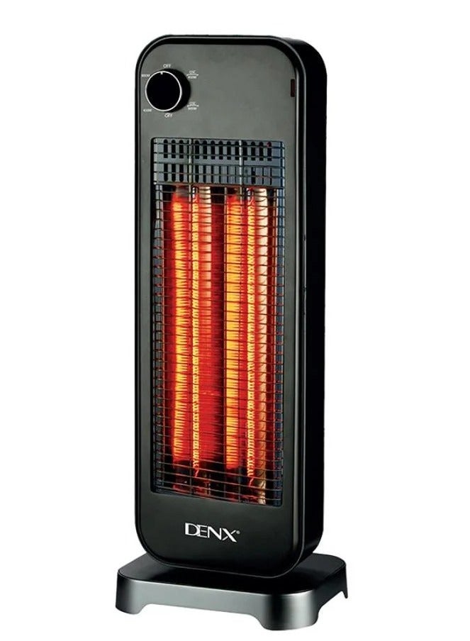 Denx Portable Electric Heater 900W with 2-Level Temperature Control and Overheat Protection – Safe and Practical Design - Image 1