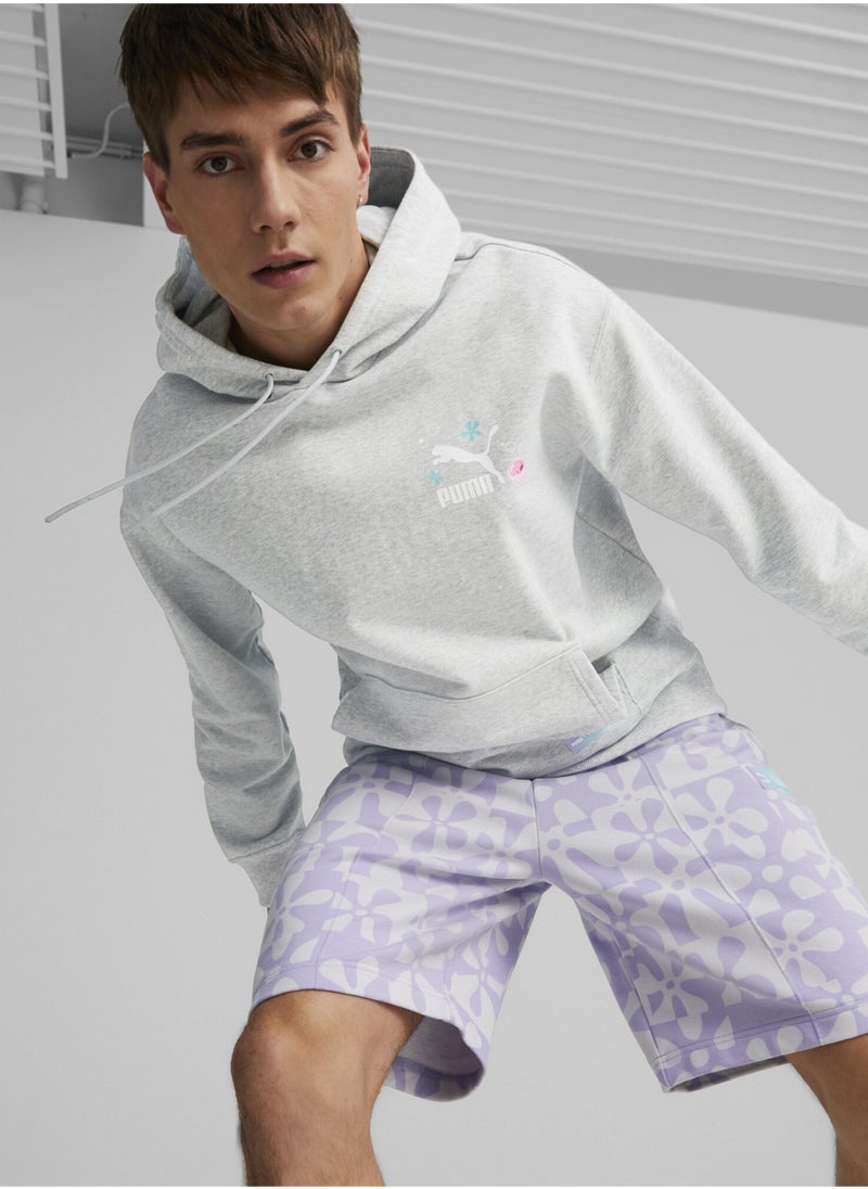 PUMA SPONGEBOB Mens Relaxed Hoodie Hooded Top  - Image 1