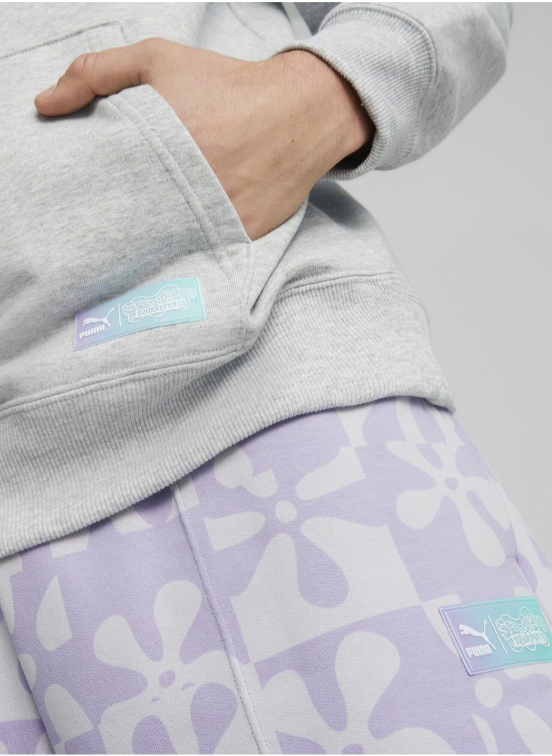 PUMA SPONGEBOB Mens Relaxed Hoodie Hooded Top  - Image 3
