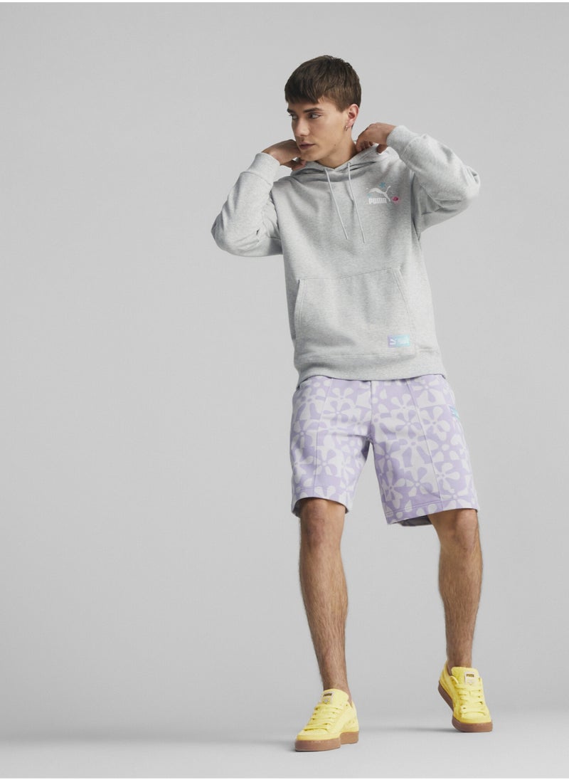 PUMA SPONGEBOB Mens Relaxed Hoodie Hooded Top  - Image 5
