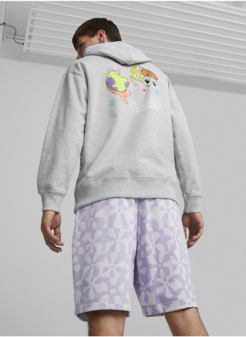 PUMA SPONGEBOB Mens Relaxed Hoodie Hooded Top  - Image 2