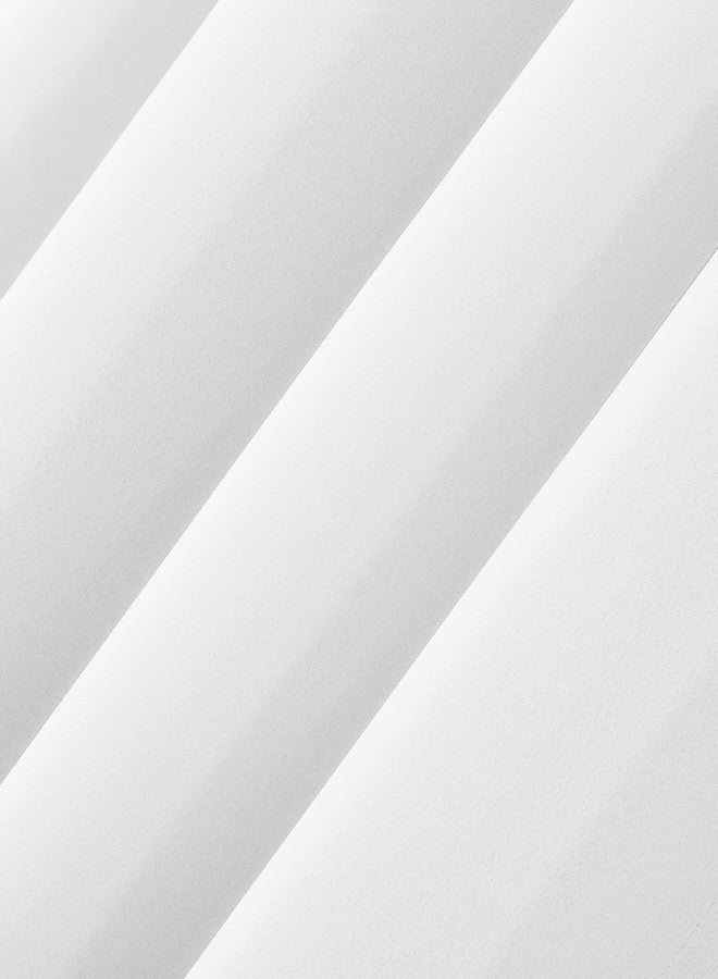 Sun Zero Nolita 2-Pack Solid Total Blackout Grommet Curtain Panel Pair, 54" x 63", White - Image 3