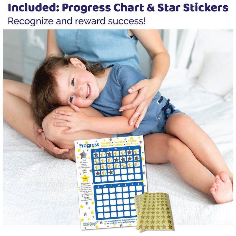 Wet-Stop 3 Blue Bedwetting Enuresis Alarm with Loud Sound and Strong Vibration for Boys or Girls, Proven Solution for Bedwetters - Image 4