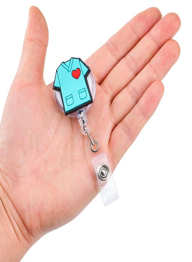 BEMAXYE 12 Pcs Nurse Badge Reel Holder - Retractable ID Name Card Tag Clip for Assistant Nurses Doctors Office Worker Gifts - Image 3