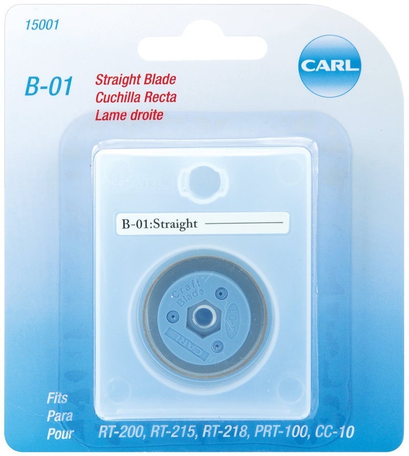 CARL B-01 Professional Rotary Trimmer Replacement Blade - Straight - Image 2