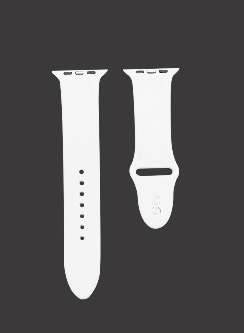 GULFLINK Silicone Watch Band 220mm Length For Apple iWatch 7 45mm - Image 3