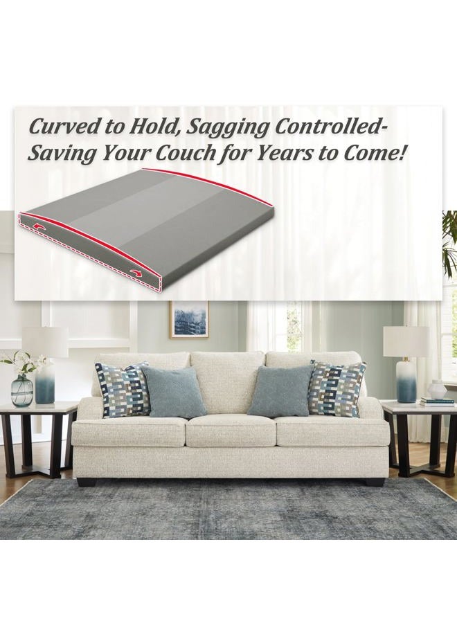 HAVARGO Couch Cushion Support High Density Foam 24X24X2.4 Inches Sofa Couch Supports for Sagging Cushions Light Grey 3Pc - Image 4