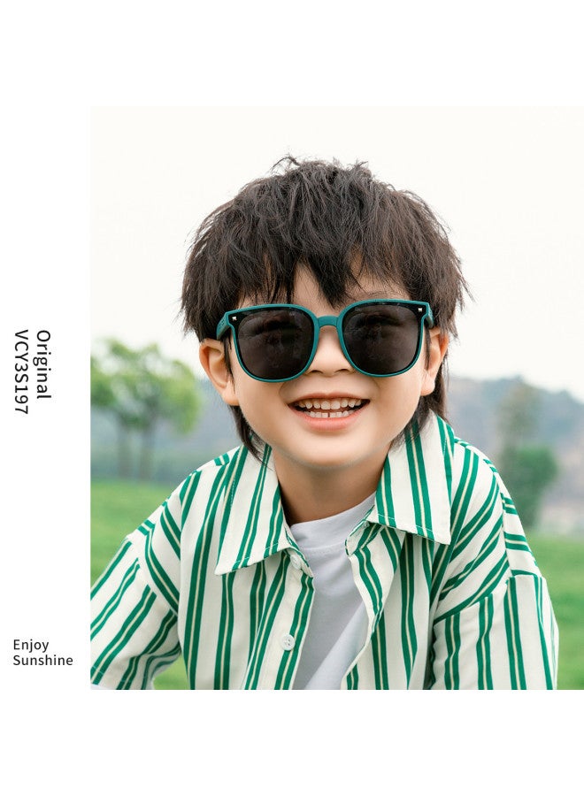 VVC Travel Essential】foldable Kids' Sunglasses - Uv Protection Unisex Summer Sun Glasses For Eye Protection & Shade - Image 3