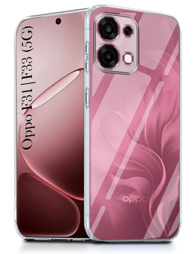 Jkobi Silicone Back Cover Case for Oppo F31 5G | Oppo F33 5G (Clear Shockproof Case with Camera Protection | Soft and Flexible | Transparent) - Image 1