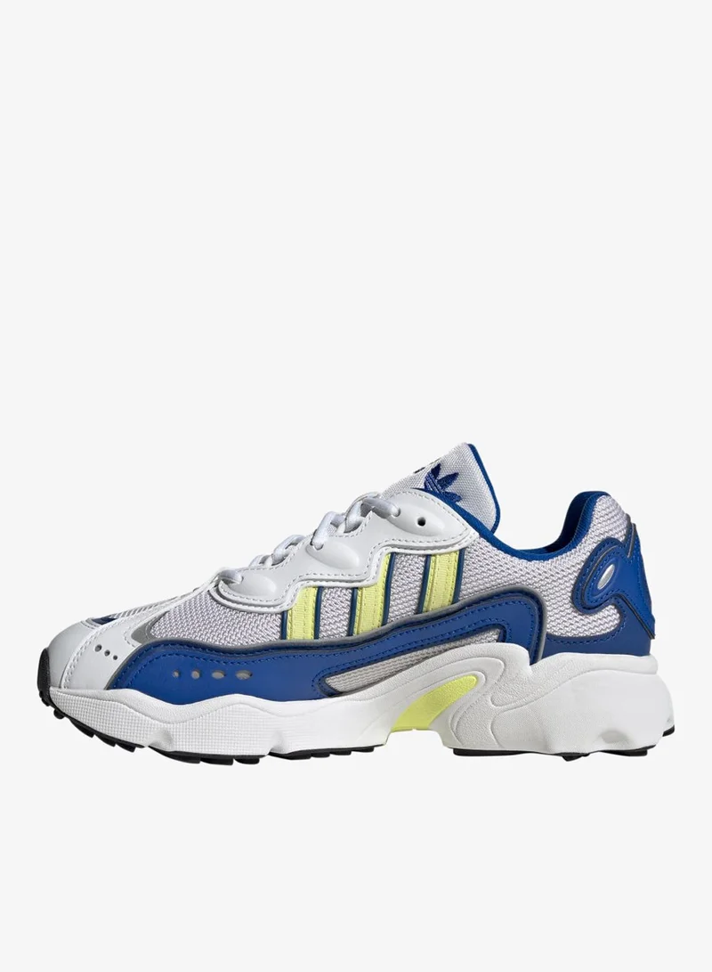 Adidas Originals Cloud White / Pulse Yellow / Royal Blue OZWEEGO OG Shoes for Women | Best Price UAE