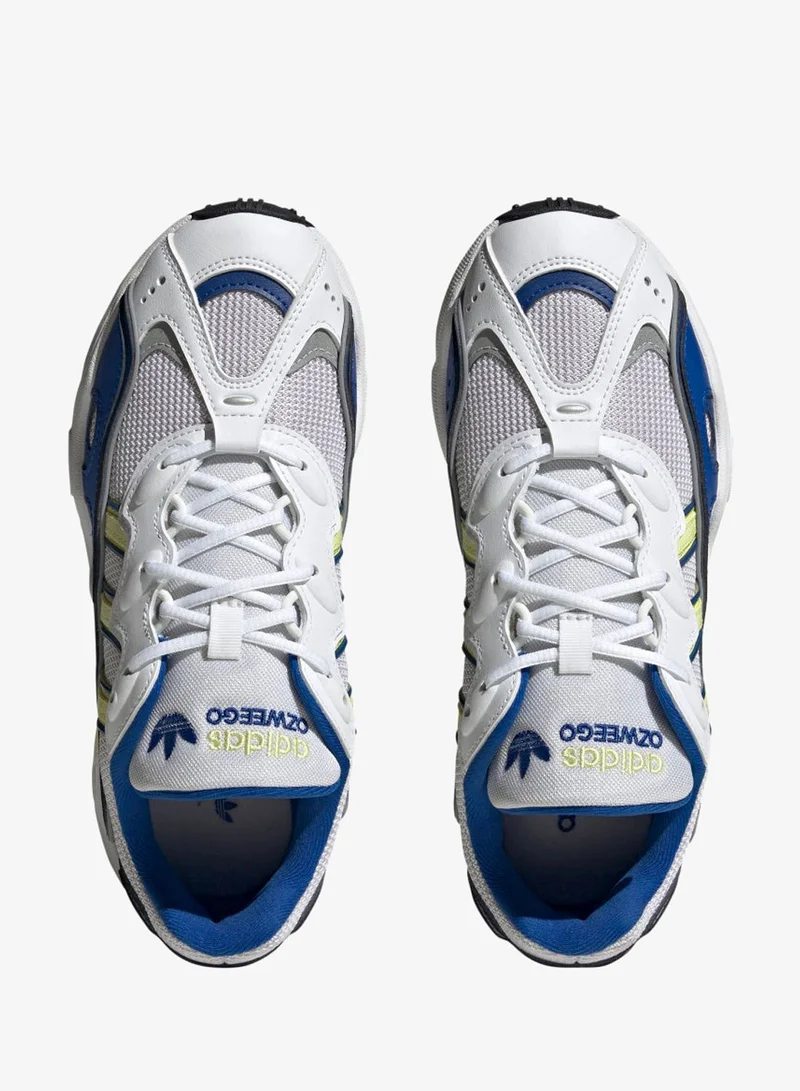 Adidas Originals Cloud White / Pulse Yellow / Royal Blue OZWEEGO OG Shoes for Women | Best Price UAE