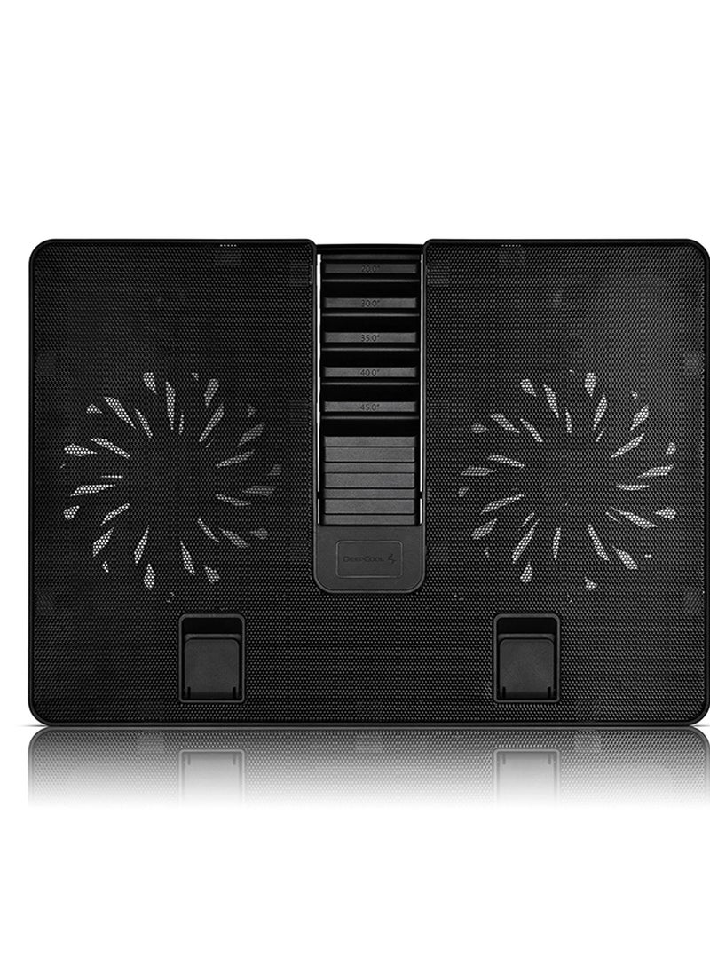 DEEPCOOL U PAL Notebook / Laptop Cooler Two Silent  140MM Fans Compatible with (15.6 inch)  - Image 4
