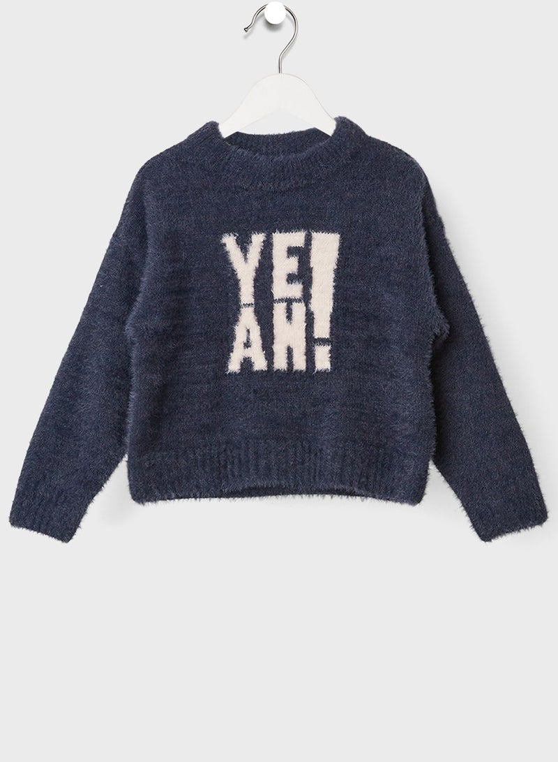 ONLY Kids Knitted Sweatshirt  - Image 1