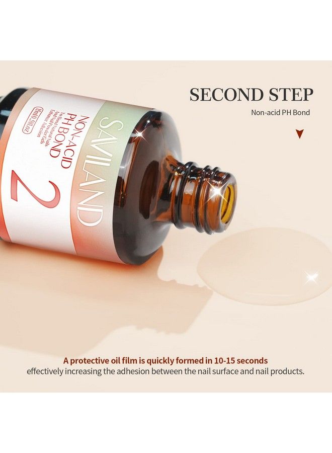 Saviland Cuticle Oil With Nail Dehydrator&Nonacid Ph Bond Set 3Pcs Nail Prep Dehydrator And Nonacid Bonding For Gel Nail Polish Cuticle Oil Nail Prep Kit Moisturize Nails For Longlasting U V Gel Nails - Image 5