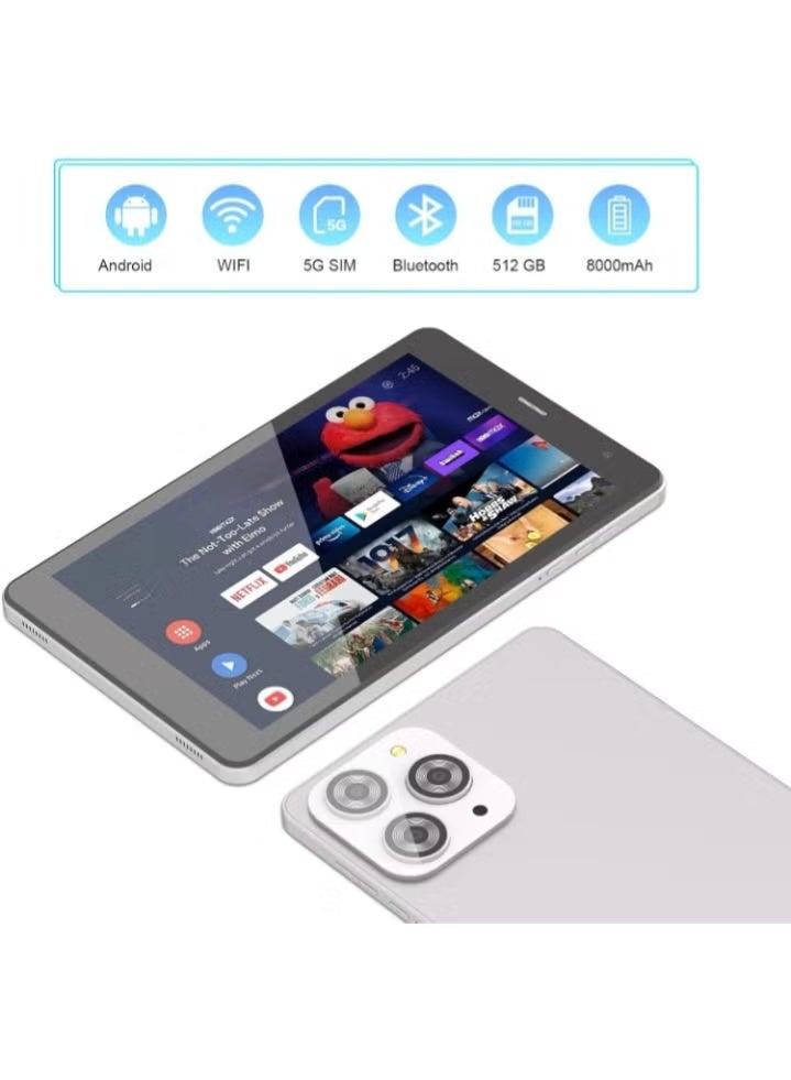 ELTRAZONE CM817 Pro Max 8 Inch Android 14 Tablet, Octa-Core, 8GB RAM 512GB ROM, 5G LTE SIM, WiFi, IPS HD Display - Image 2