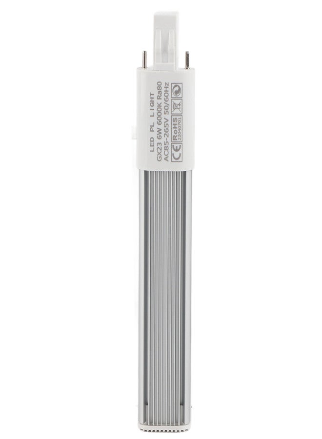 6W 2-Pin LED Compact Lamp Horizontal Recessed Tube Light Bulb Lighting Fixtures GX23 Cool White - Image 1